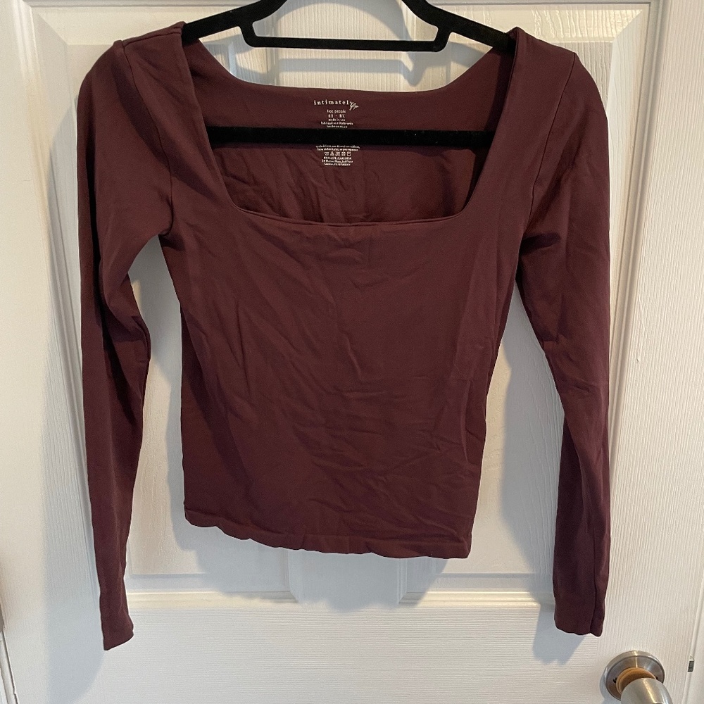 Free people intimately long sleeve top. M/L
